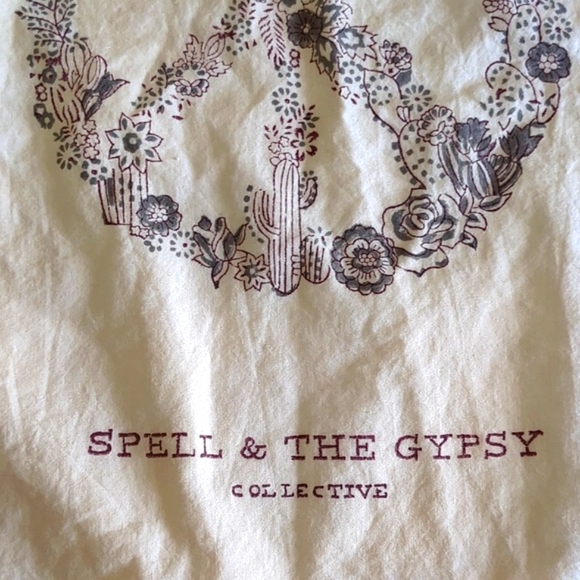 Spell & the Gypsy Collective Calico Bag Peace Cactus - Picture 5 of 13